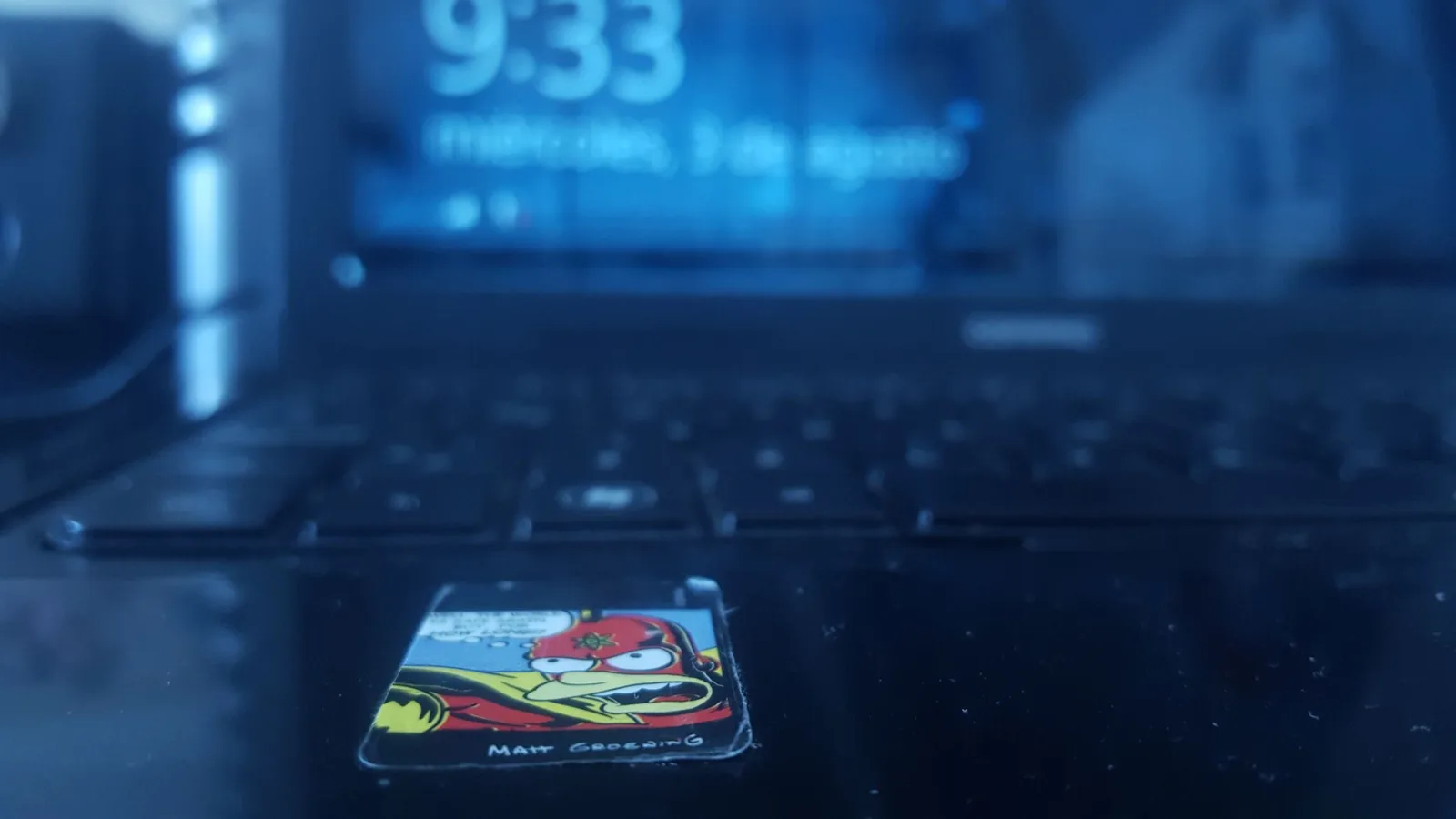 Laptop screen showing a diagram of vectors and a local AI model